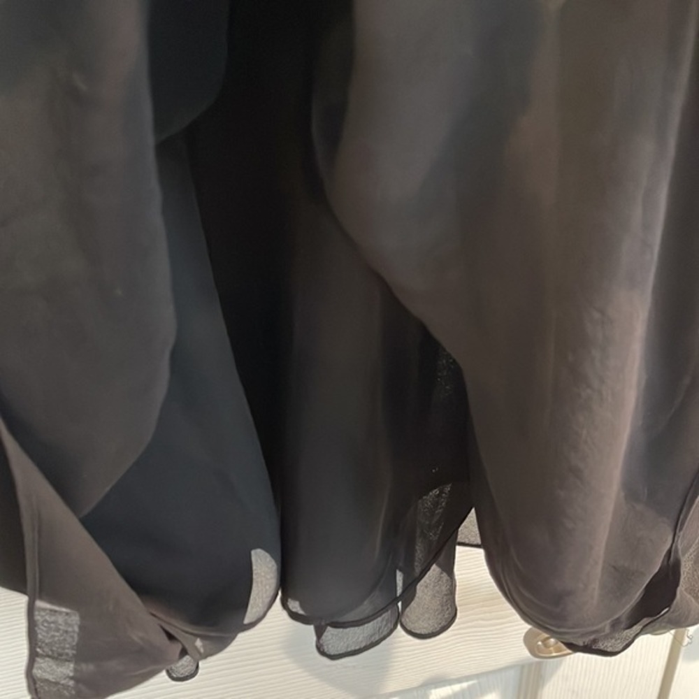 Karen Mullen Black silk cocktail dress - Picture 6 of 7